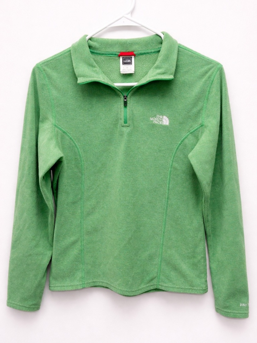The North Face Green Women's Half-Zip Fleece Pullover